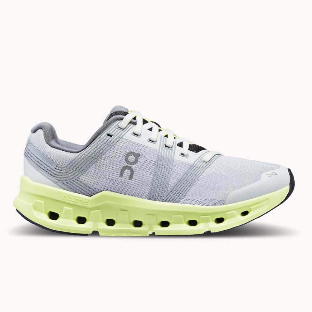 On cloudgo running shoes frost|hay color.